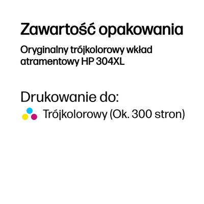 85. HP Original Dreifarben-Tintenpatrone 304XL