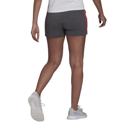 7. adidas Essentials Slim 3-Streifen Shorts W HD1810