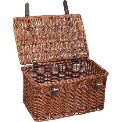 14. Fahrradkorb aus Weide für die vordere Fahrradausrüstung 45x30x25cm