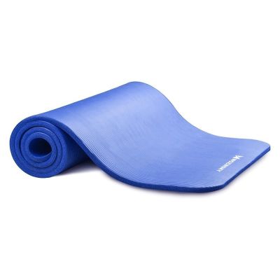 3. Wozinsky Gymnastikmatte 181 x 63 x 0,9 cm dicke Gymnastik-Yogamatte blau