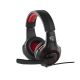 Preo 125085402 Kopfhörer/Headset Kabelgebundener Kopfbügel Gaming Schwarz, Rot