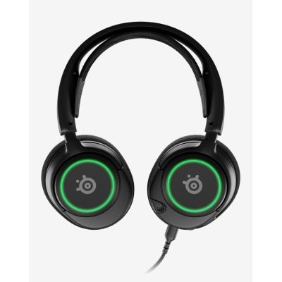 4. Steelseries Arctis Nova 3 Kabelgebundenes Gaming-Headset mit Kopfbügel, USB Typ-C, Schwarz