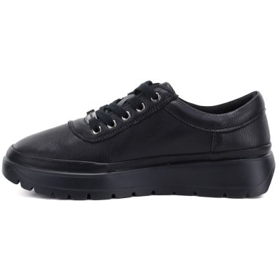 3. Bequeme schwarze Damenlederschuhe Vinceza 79367