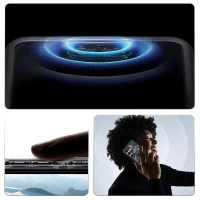 16. Spigen Ultra Hybrid Mag MagSafe Hülle für Samsung Galaxy S26 Ultra Zero One – Transparent Schwarz