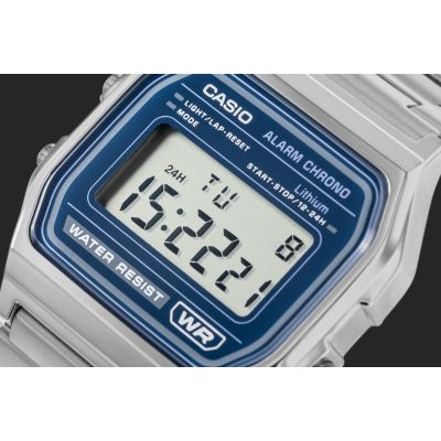4. CASIO A158WEA-2EF Unisex-Uhr + Box