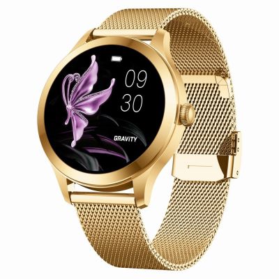 3. Smartwatch Gravity Weißgold 2 Armbänder GT25-2 PRO