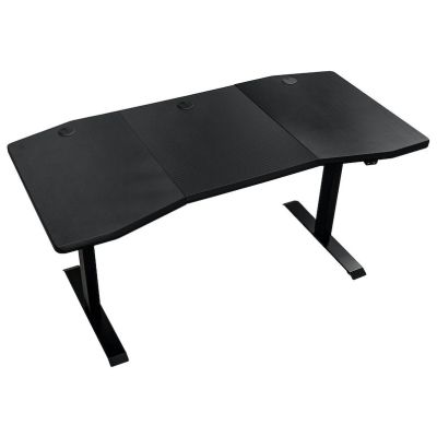 4. Nitro Concepts D16E Gaming-Schreibtisch Carbon Black 1600x800 - Elektrisch höhenverstellbar