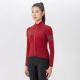 2. Rockbros YPW065 TVI Damen-Radtrikot mit langen Ärmeln, Herbst/Winter, Größe L – Rot