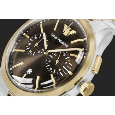 4. Emporio Armani Dario Chronograph Herrenuhr AR80084SET + Box