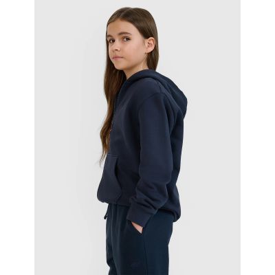 3. Mädchen-Sweatjacke mit Kapuze 4F 4FJWMM00TSWSF1861-31S