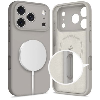 2. Tech-Protect Silicone MagSafe Case für iPhone 17 Pro - Grau