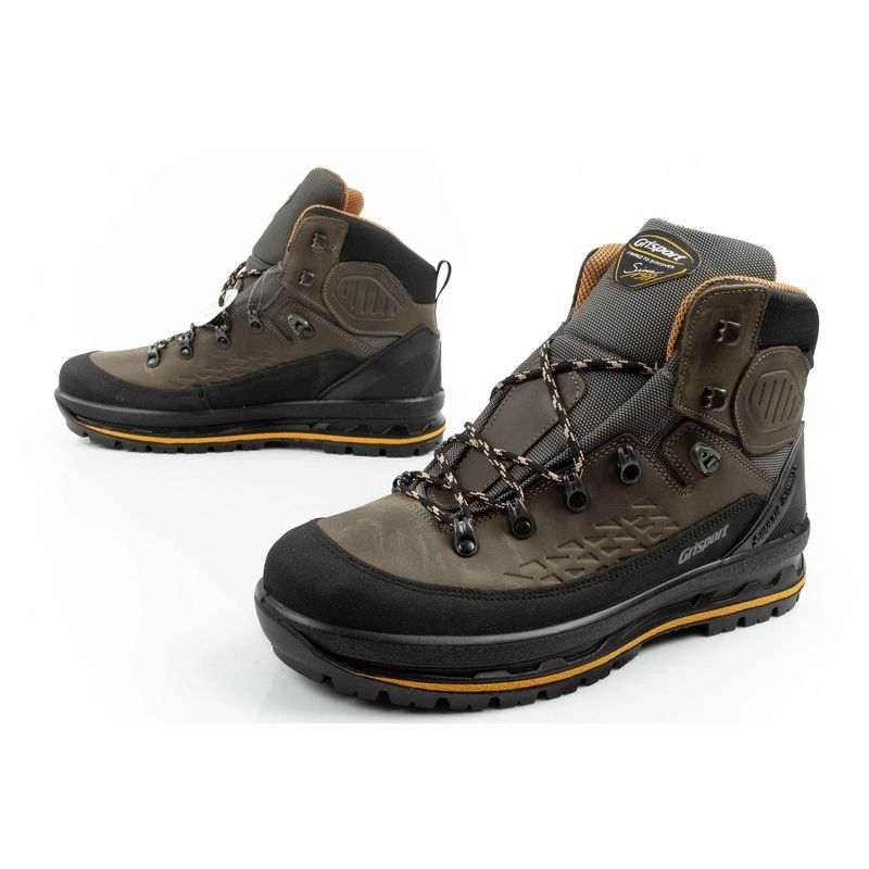 8. Grisport Grigio Herren Trekkingschuhe Leder Wasserdicht Stiefeletten