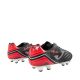 3. Joma Aquila FG Fußballschuhe schwarz und rot AGUW2241