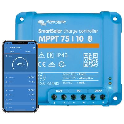 2. Victron Energy SmartSolar MPPT 75/10