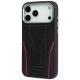 3. Audi R8 Echtleder MagSafe Hülle für iPhone 17 Pro - Schwarz und Rot