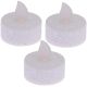 12. 3er-Set LED-Teelichter mit Glitzer