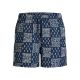 Jack&Jones Herren-Badeshorts JPSTMAUI SHELL AOP SWIM SHORTS REG 12291808 PAGEENT BLUE