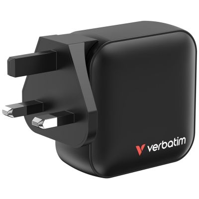 8. Verbatim Mini-GaN-Ladegerät 100W 3xUSB-C PD, 1xUSB-A QC 3.0