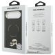 8. Karl Lagerfeld Karl & Choupette Pins MagSafe Hülle für iPhone Air - Schwarz