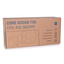 Alphacool T38 Prozessor-Flüssigkeitskühlungsset 12 cm Schwarz