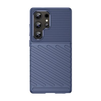 2. Thunder Case Hülle für Samsung Galaxy S25 Ultra Silikon Panzerhülle - Blau