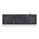 Perixx PERIBOARD-317 Kabelgebundene Tastatur, Hintergrundbeleuchtung, Schwarz