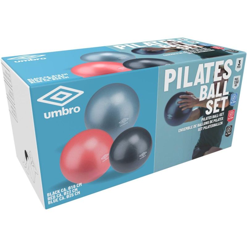 19. Fitness-Pilates-Ball 18 cm 22 cm 25 cm 3 Stück Umbro