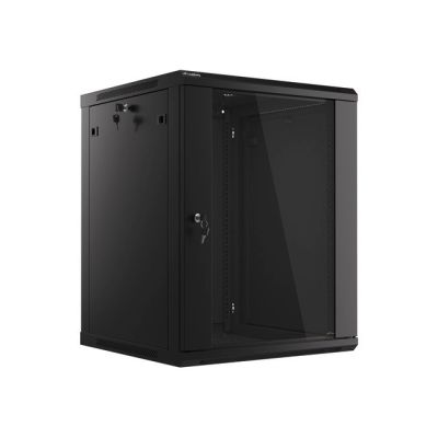 6. Lanberg WF01-6615-10B 15HE Rack-Wandschrank Schwarz