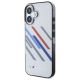 2. BMW Motosport IML Random Stripes Hülle für iPhone 16 Plus – grau