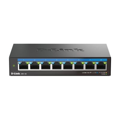 9. D-Link 8-Port Multi-Gigabit 2.5G Desktop-Switch - Unmanaged - L2 - 2.5G Ethernet (100/1000/2500)