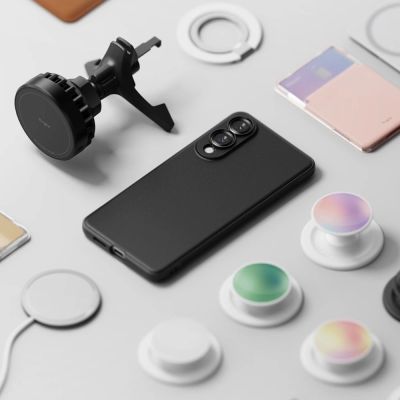 7. Ringke Onyx Magnetische Magsafe Hülle für Samsung Galaxy S25 Edge - Schwarz