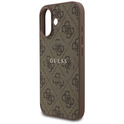 6. Guess 4G Ring Classic Logo MagSafe Hülle für iPhone 17 - Braun