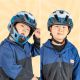 2. Rockbros TS-61 10110061002 Kinderfahrradhelm mit abnehmbarem Kinnschutz, Größe M (54–57) – Blau