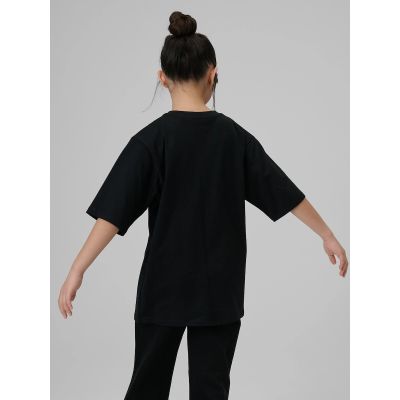 2. Locker geschnittenes Mädchen-T-Shirt mit Aufdruck 4F 4FJRSS26TTSHF3453-20S