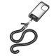 2. Audi Crossbody Leine Universal 120cm x 6mm - Schwarz