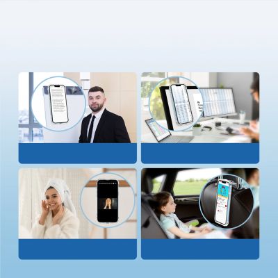 8. Joyroom Defender Series Case Cover für iPhone 13 Pro Armored Hook Cover Stand Clear (JR-BP955)