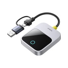 Baseus SafeJourney Series Wireless CarPlay Adapter – Grau