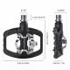 2. Rockbros PD303 Half-Lock Plattform-Fahrradpedale – Schwarz