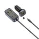 4. Baseus BackseatPal L1 110W Autoladegerät 3 x USB-A + 3 x USB-C mit 1,5m Verlängerungskabel - Schwarz