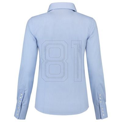 3. Malfini Fitted Blouse W MLI-T22TC blue
