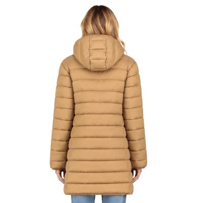 6. Damenjacke Geographical Norway ATIKAMAP LONG HOOD TAUPE DB LADY 233 (WZ5137F/GN-TAUPE)