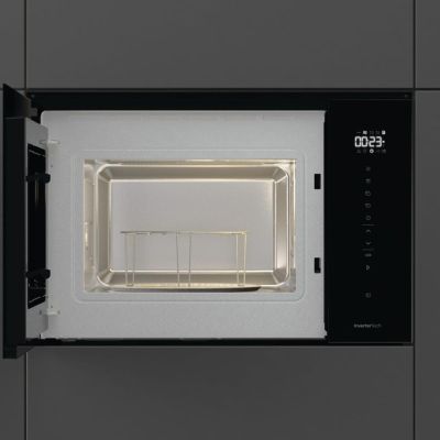 3. Hisense 742528 Mikrowellenofen, schwarz, Einbau-Mikrowellengrill, 25 l, 900 W