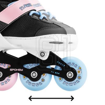 14. Spokey Joy Jr Rollschuhe SPK-942278 Größe 27-30 GN/BL