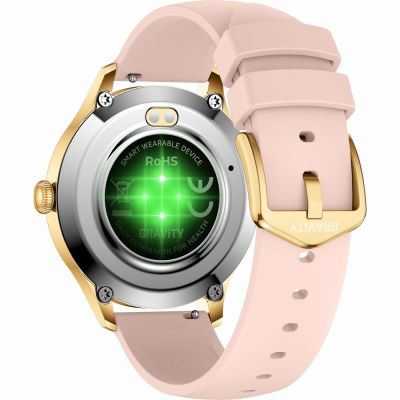 10. Smartwatch Gravity Roségold 2 Armbänder GT25-1 PRO