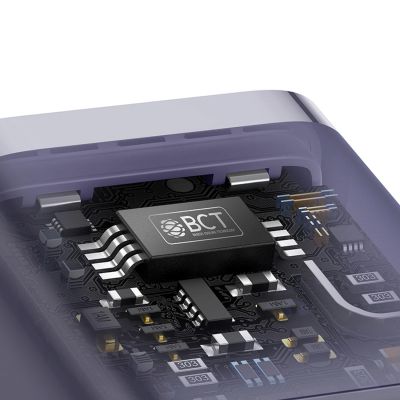 7. Baseus GaN5 30W USB-C EU-Wandladegerät mit lila Kabel , Baseus Dynamic 3 USB-C 100W 1m - Lila