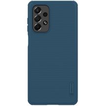 Nillkin Super Frosted Shield Pro robuste Schutzhülle für Samsung Galaxy A73 blau
