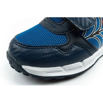 6. Leomil Kinder-Sportschuhe Spiderman Sneaker, leicht, mit Klettverschluss, schwarz/blau
