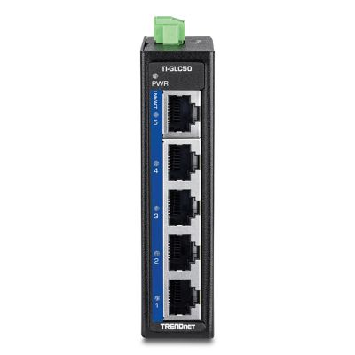 3. Trendnet TI-GLC50 Netzwerk-Switch, unmanaged Gigabit Ethernet (10/100/1000), Schwarz