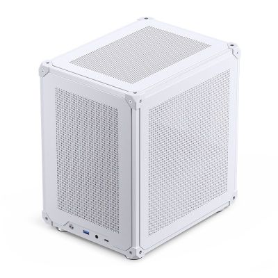 11. Jonsbo C6 Micro-ATX Computergehäuse – Weiß