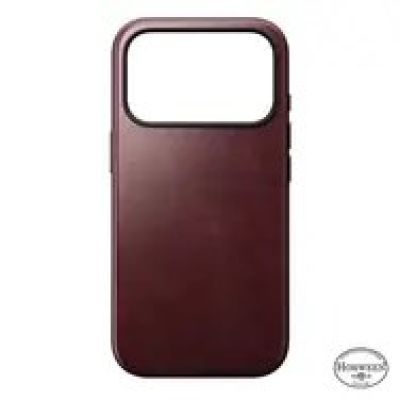 8. Nomad Moderne Lederhülle für 16 cm (6,3") Mobiltelefone, Burgunderrot